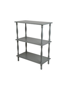 Этажерка Мебелик П 9 Серый