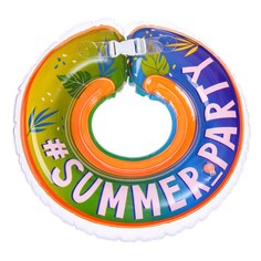 Круг на шею Summer Partyот 1 мес, двухкамерный, с погремушками Крошка Я