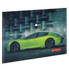 Папка-конверт с кнопкой Brauberg 228043, 12 штук