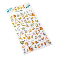 Набор, Blesk, Наклейки для дизайна ногтей №31, 3 шт.