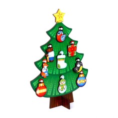 Сортер Ёлка с игрушками, 124107 Wood Land