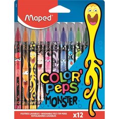 Фломастеры Maped ColorPeps Monster 12 цветов