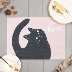 Салфетка на стол Доляна Bon appetit ПВХ 40x29