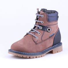 Ботинки зимние Elegami, цвет коричневый, материал нубук р.27