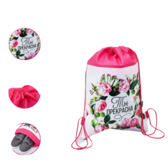 Мешок для обуви ArtFox дев Ты прекрасна, 26 х 37,5 см 2480067