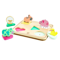 Hape Пастель, развивалка, Учим цвета и домашних животных