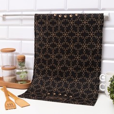 Полотенце кухонное Доляна 100% Короны 35х60 , 100% хл, 160г/м2
