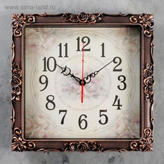 Часы настенные, : Классика, Барака, черная бронза, 38х38 см Рубин