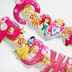 Гирлянда на люверсах "С Днем Рождения!", Принцессы, дл. 235 см Disney