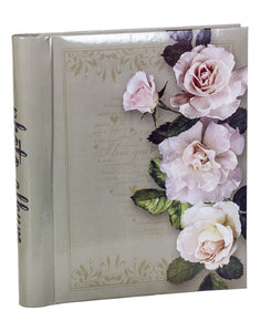 Фотоальбом «Розы, светло-серый» на 60 магнитных страниц, 23х28 см Veld Co