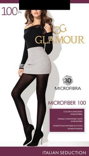 Колготки женские Glamour Microfiber 100 черные 5