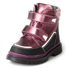 Ботинки Elegami, цвет красный, материал кожа нат р.27