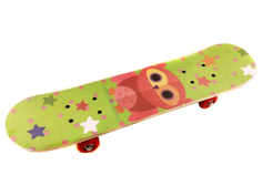 Скейтборд дерево 23*6" шасси пластик колеса PVC 50 мм вид 2 Арт.M507A "Импортные товары"(игрушки)