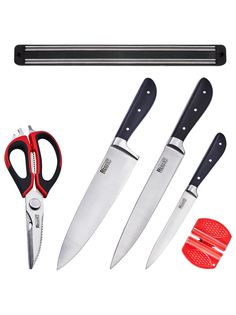 Набор ножей+ножницы 6 предметов Regent inox Linea TRAMONTO