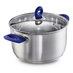 Кастрюля Regent Inox Linea Azzuro vitro 4,5 л