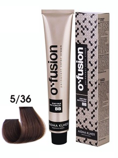 Профессиональная краска для волос Aidha Klher Ofusion BB-hair technology, тон 5/36, 100мл