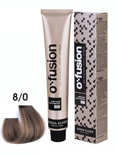 Профессиональная краска для волос Aidha Klher Ofusion BB-hair technology, тон 8/0, 100мл