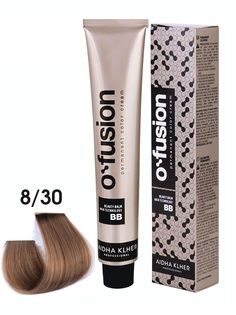 Профессиональная краска для волос Aidha Klher Ofusion BB-hair technology, тон 8/30, 100мл