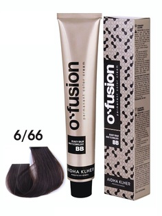 Профессиональная краска для волос Aidha Klher Ofusion BB-hair technology, тон 6/66, 100мл