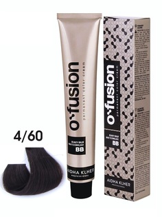 Профессиональная краска для волос Aidha Klher Ofusion BB-hair technology, тон 4/60, 100мл