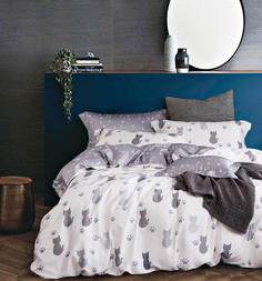 Комплект постельного белья Tango Tencel евро белый 77