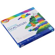 Пластилин классический Гамма арт. 268020, 24 цв. х 3 уп. Gamma