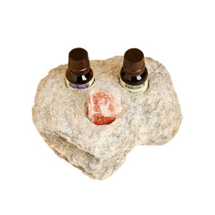 Ароманабор (испаритель, масло эфирное 2*15мл, гималайская соль) (Лаванда и эвкалипт) Sima Land