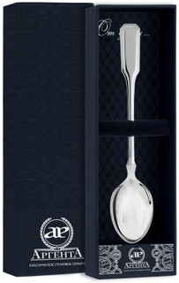 Ложка чайная Русская из серебра АргентА