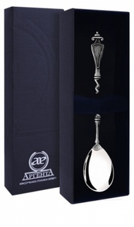 Ложка чайная Витаяиз черненого серебра АргентА