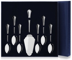 Набор чайный Фаворит из серебра 7 предметов лопатка для пирожного + 6 чайных ложек АргентА
