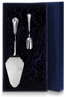 Набор чайный Фаворит из серебра лопатка + совок для сахара АргентА