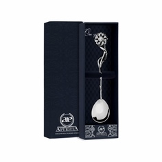 Ложка чайная Василек из серебра АргентА