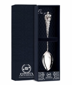 Ложка чайная Монарх из серебра АргентА