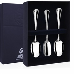 Набор чайныйЭлегант из серебра совок для сахара + 2 чайные ложки АргентА