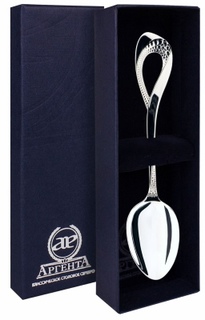 Ложка чайная Мимоза из серебра АргентА