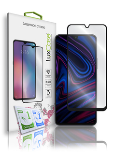 Защитное стекло LuxCase для Infinix Note 12 Pro, 2.5D, Полноклеевое, Черная рамка, 78639
