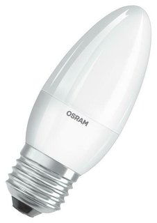 Лампа светодиодная LED 10 Вт E27 3000К 800Лм свеча 220 В замена 75Вт 4058075579538 LEDVANC Ledvance