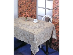 Скатерть ПВХ арт.С367 Embossed 150*230см бежевая