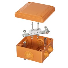Коробка пластиковая FS с кабельными вводами и клеммниками DKC