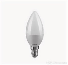 Лампа светодиодная LED 10вт Е14 теплый матовая свеча 61956 OLL-C37 21208 ОНЛАЙТ