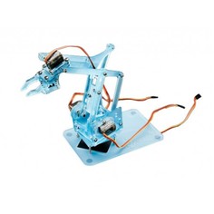 DIY набор робот-манипулятор MeArm черный акрил No Brand