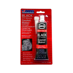ABRO Герметик силиконовый 85г чёрный SS-1200-BLK-3