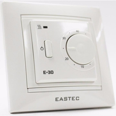 Терморегулятор Eastec E-30 для теплых полов и обогревателей, белый. Встраиваемый