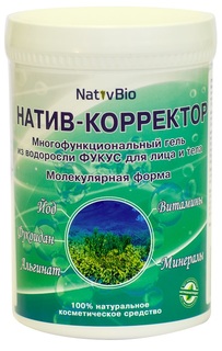 Многофункциональный гель НативБио Натив-Корректор из водоросли фукус для лица и тела