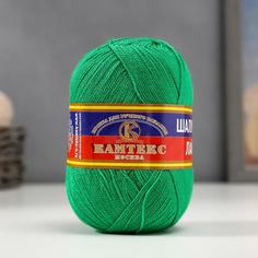 Пряжа Камтекс Шалунья лайт 55% шерсть меринос, 45% акрил 600 м /100 гр (044 трава)