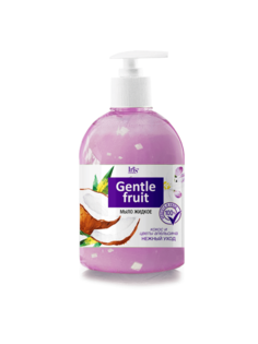 Мыло жидкое Iris Cosmetic Gentle Fruit Кокос и цветы Апельсина 500мл