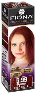 Краска для волос FIONA Cream Hair Dye 5.99 Фуксия 50 г