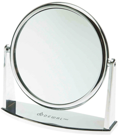 Зеркало Dewal настольное, серебристое, 18 см