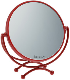 Зеркало DEWAL , в красной оправе, 18,5 х 19 см MR-320red