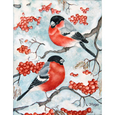 Картина мозаикой Molly Вестники зимы KM1003, 15х20 см, 13 цветов